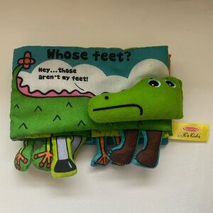 Melissa & Doug Whose Feet Soft Book